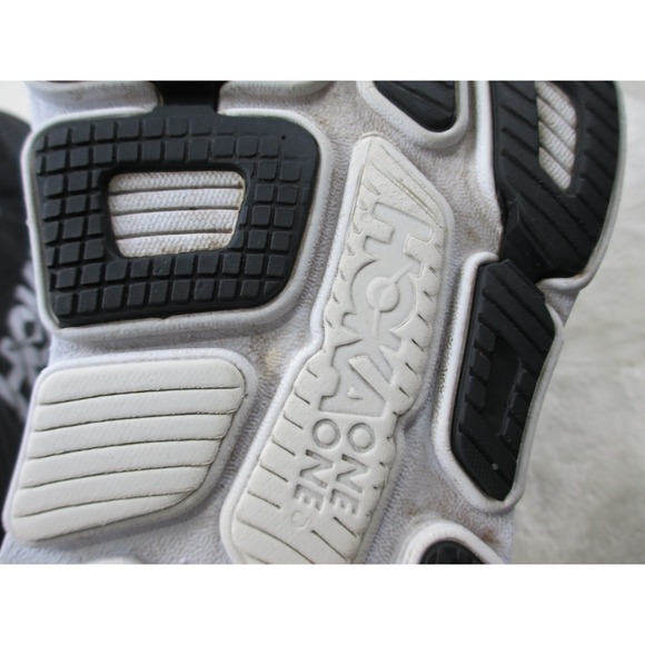HOKA One One Bondi 7 Women's Running Shoes Size 9D Wide Sneakers Black White - Picture 12 of 16